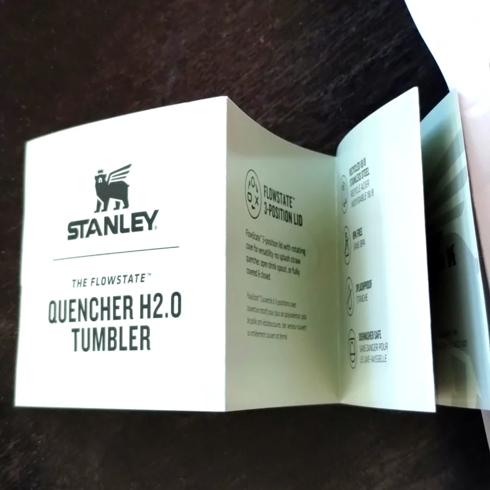 Stanley Thirstquencher H2O Tumbler 30oz Vivid Violet - NWT - Picture 10 of 12